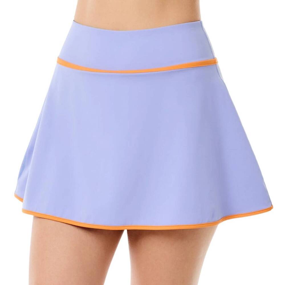 NEW ADDISON BAY smooth sport founders flounce skort in violet/orange crush